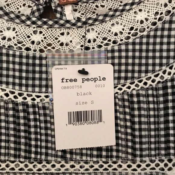 Free People black and white mini dress - Picture 6 of 6